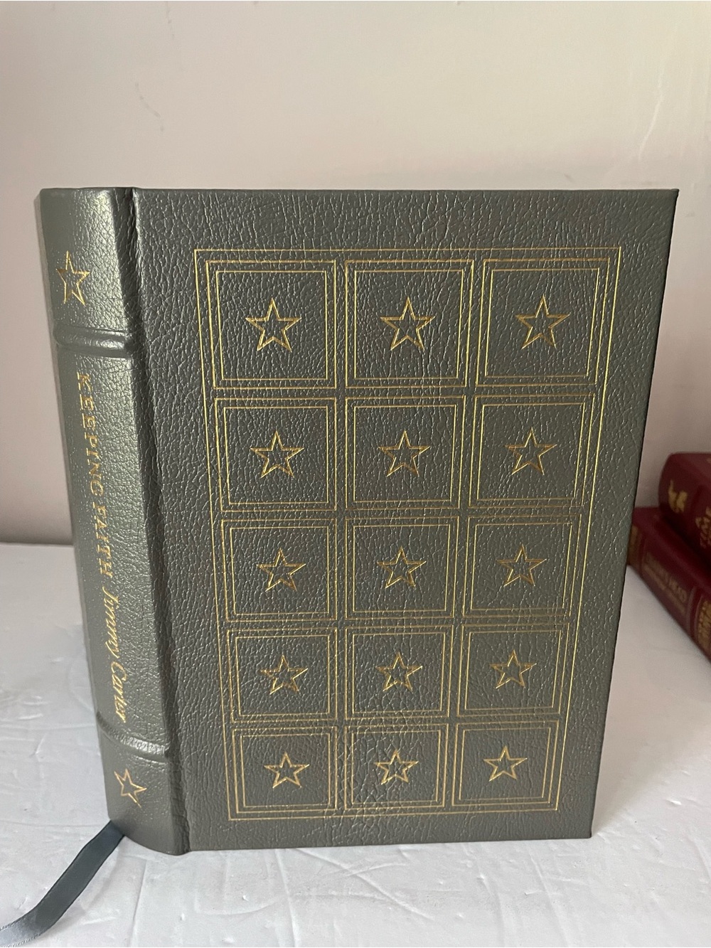 Easton Press KEEPING FAITH  Jimmy Carter 1982 Leather Signed W Pamphlet New